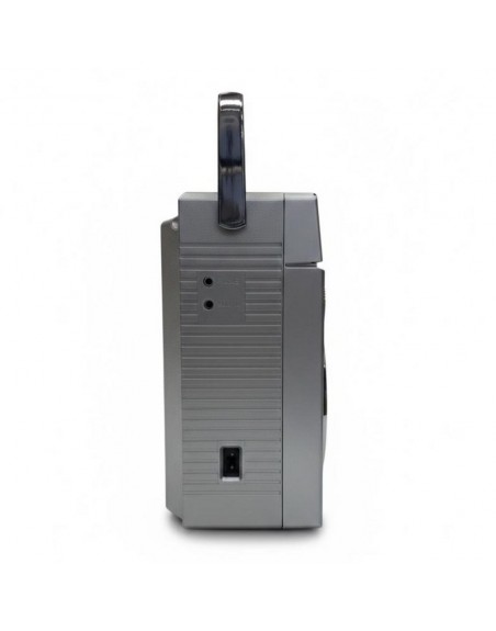 Grabadora Portatil Gris Retro Vintage CASSETTE radio USB Bluetooth