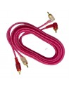 Cable de audio plugs dorados RCA - RCA 3.6m