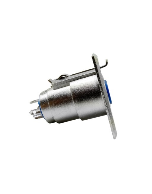 Jack tipo XLR para Chasis 3 puntas Metálico JA-153