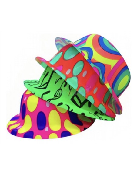 12 Piezas Sombrero Bombin Animacion Neonmania