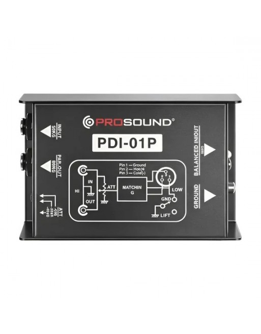 Caja Directa Pasiva Prosound de un canal PDI-01P