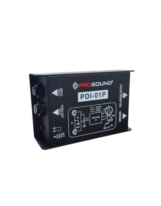 Caja Directa Pasiva Prosound de un canal PDI-01P
