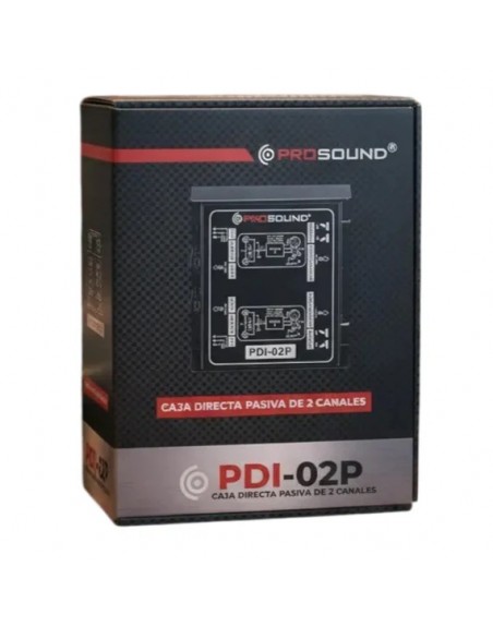Caja Directa Pasiva Prosound de dos canales PDI-02P