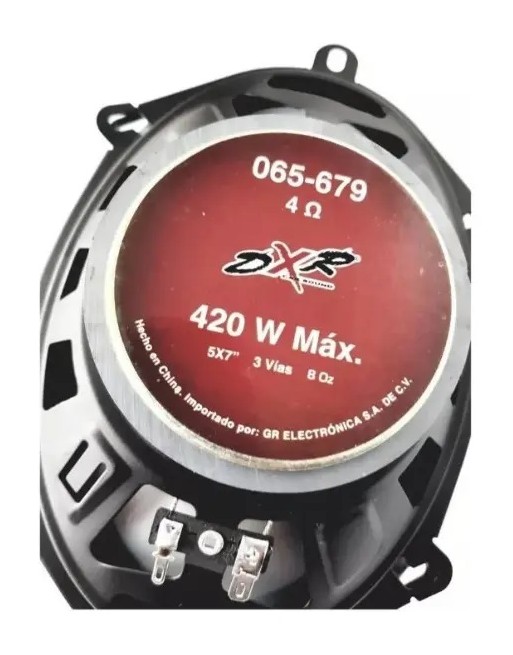 JUEGO DE 2 Bocinas DXR 5x7 3 VIAS 420w PMPO