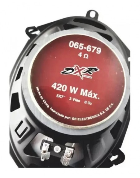 JUEGO DE 2 Bocinas DXR 5x7 3 VIAS 420w PMPO