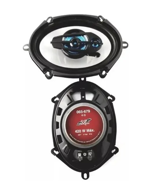 JUEGO DE 2 Bocinas DXR 5x7 3 VIAS 420w PMPO