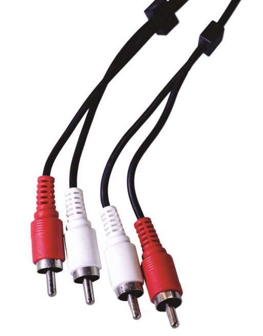 Cable Para Audio 2 Plugs Rca - 2 Plug Rca 90 Cm