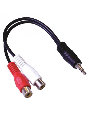 Cable Y Para Audio 2 Jacks...