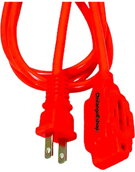 Extension Electrica Uso Rudo Calibre16 2Metros Cable Redondo