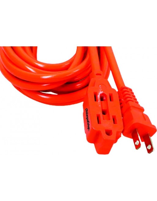 Extension Electrica Uso Rudo Calibre16 10Metros Cable Redondo