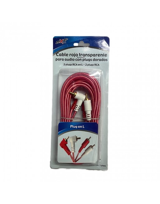 Extension 2 Plugs Rca Por Lado Reforzada 3:60 Mt