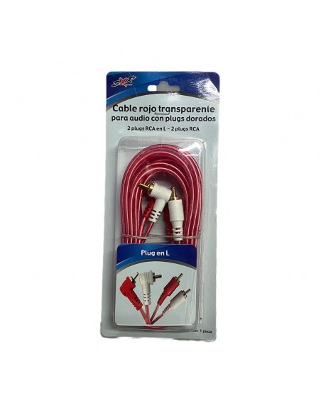 Extension 2 Plugs Rca Por Lado Reforzada 3:60 Mt