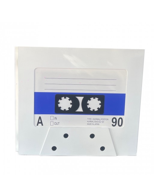 DJ Booth Cabina Blanca plegable para DeeJay RETRO TAPE