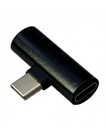 Adaptador corto USB tipo C para carga y audifonos 2