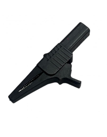Caiman de plástico Negro con conector tipo banana (tipo cocodrilo) 1000 V 32 A 1KV