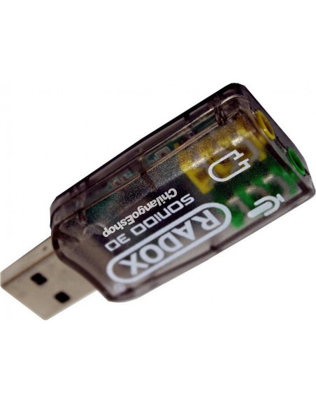 Tarjeta De Sonido Externa De Audio Usb