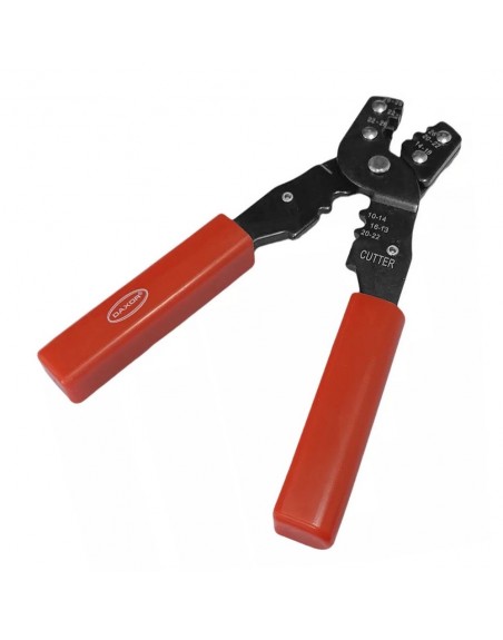 Pinza para remachar y crimpear terminales