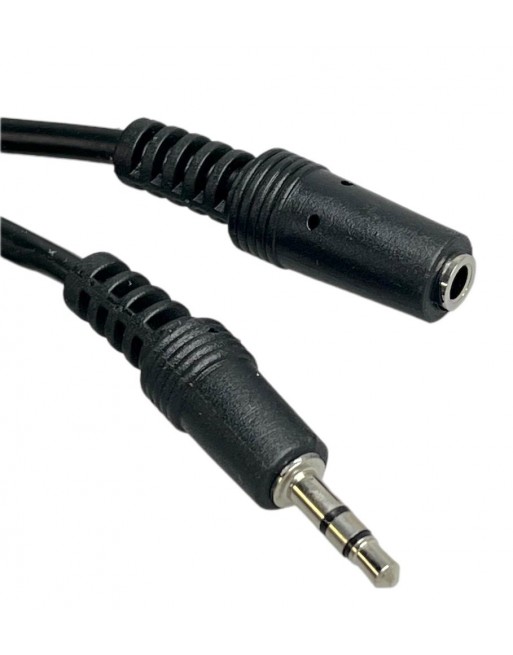 Cable para audio plug y jack 3,5mm estereo de 1,8m