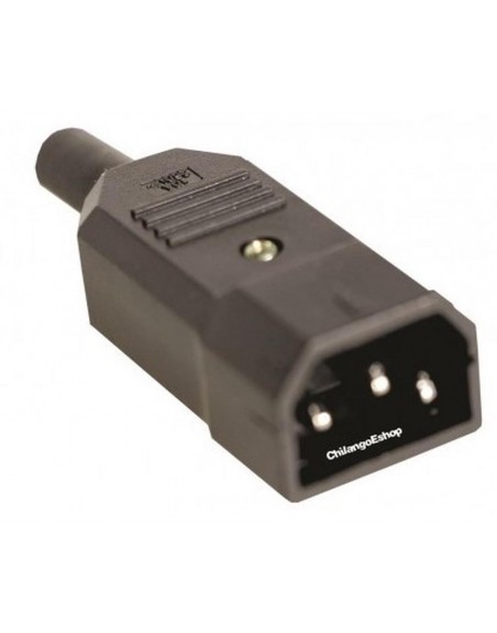 Conector Interlock Macho C14 Para Cable De Interlock