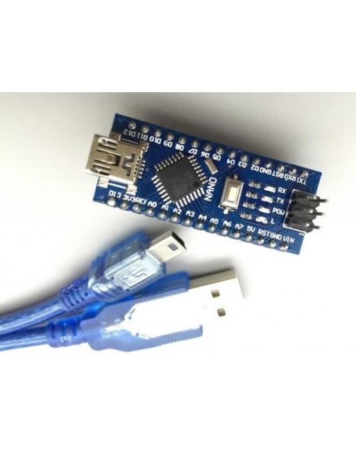 Arduino Nano V3 Con Microcontrolador Y Cable