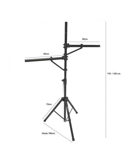 Soporte para Luces doble tipo H 2 - 3,4m 60Kg
