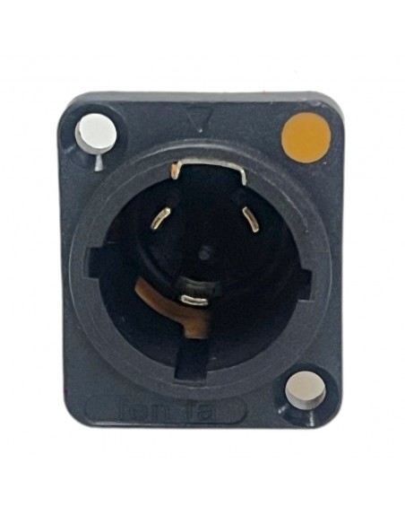 Jack Cuadrado Powercon True1-S para cable de 3 pines (corto)