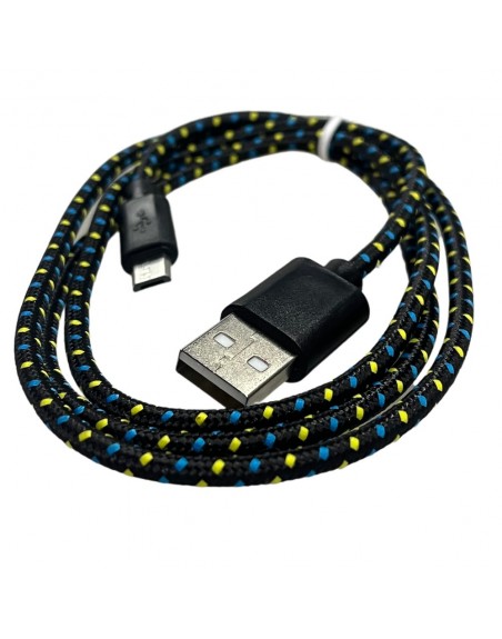 Cable USB MicroUSB Tipo Agujeta Negro