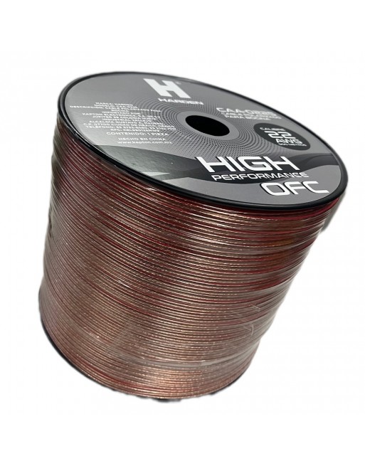 Cable Para Bocina Polarizado Cristal Calibre 22 500 Mts