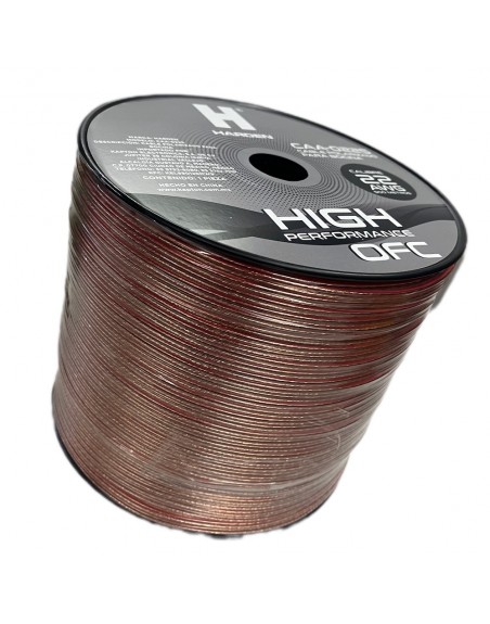Cable Para Bocina Polarizado Cristal Calibre 22 500 Mts