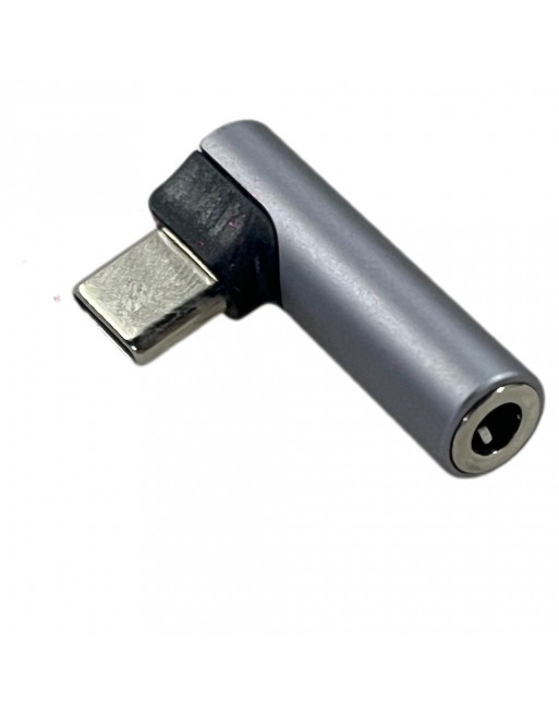 Adaptador USB tipo C a jack 3,5mm estereo Forma de L