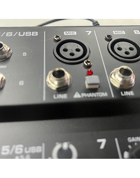 Mezcladora Pasiva 8ch BLUETOOTH USB 99 efectos DSP TK-8