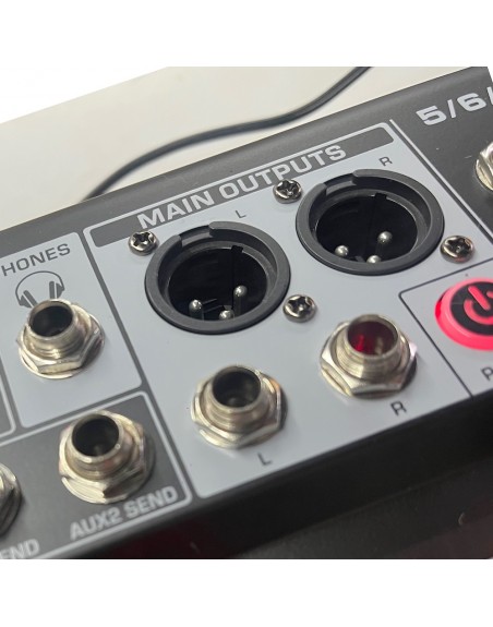 Mezcladora Pasiva 8ch BLUETOOTH USB 99 efectos DSP TK-8