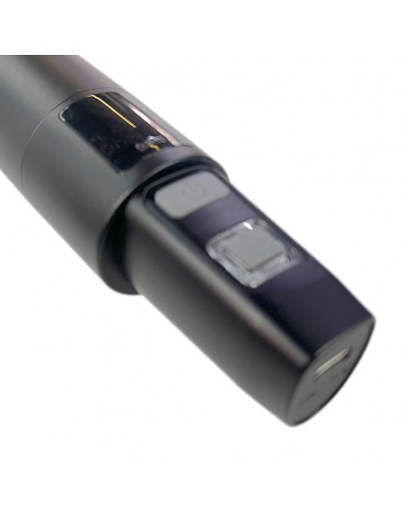 Set 2 Microfonos Dinamico Inalambricos Recargables G28B negro