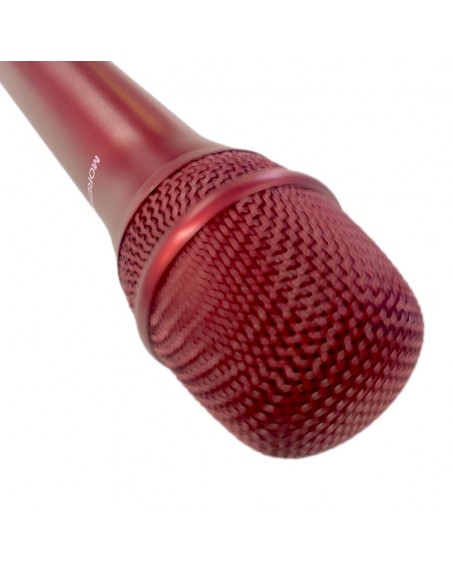 Set 2 Microfonos Dinamico Inalambricos Recargables G28B Rojo
