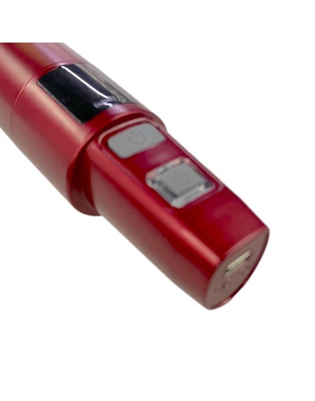 Set 2 Microfonos Dinamico Inalambricos Recargables G28B Rojo