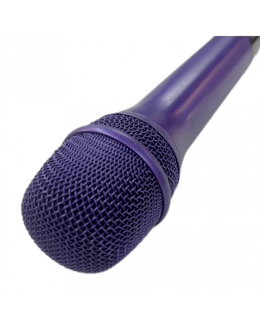 Set 2 Microfonos Dinamico Inalambricos Recargables G28B Morado