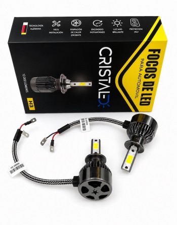 Kit 2 Focos LED H3 A8