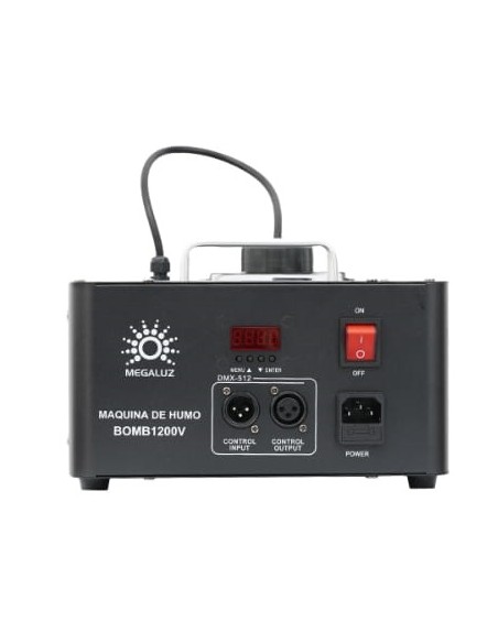 Maquina De Humo Vertical 1200W con Led BOMB 1200V