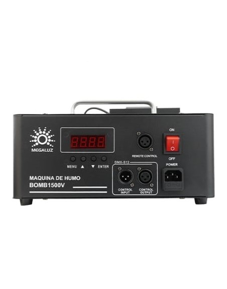 Maquina De Humo Vertical 1500W con Led BOMB 1500V
