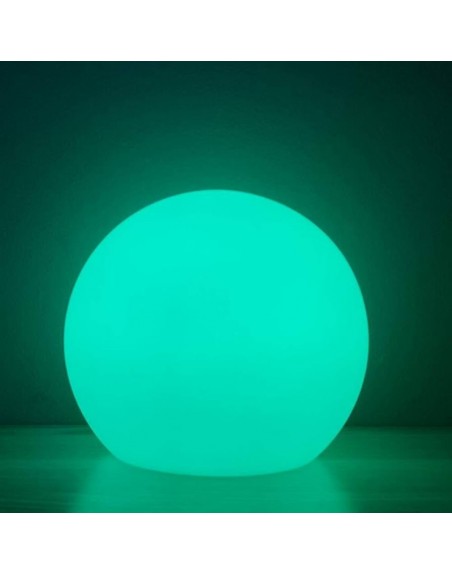 Esfera LED RGB 25cm para decorar jardines albercas terrazas