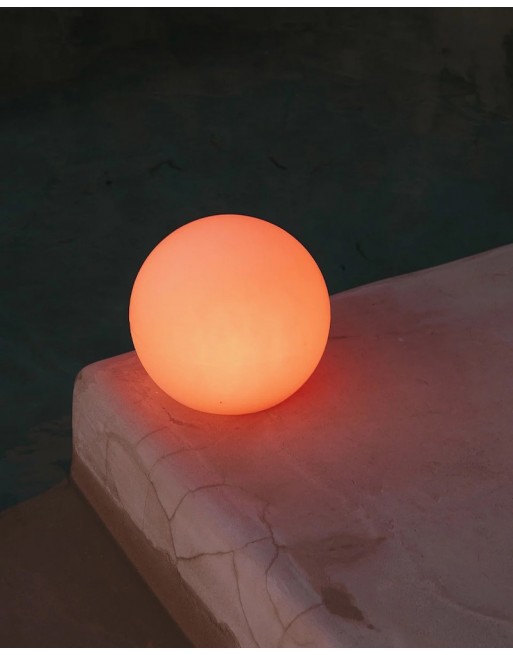 Esfera LED RGB 45cm para decorar jardines albercas terrazas