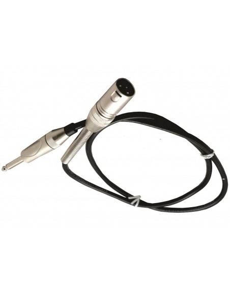 Cable Extension Plug 6,3mm Mono A Canon Macho 1 Mt