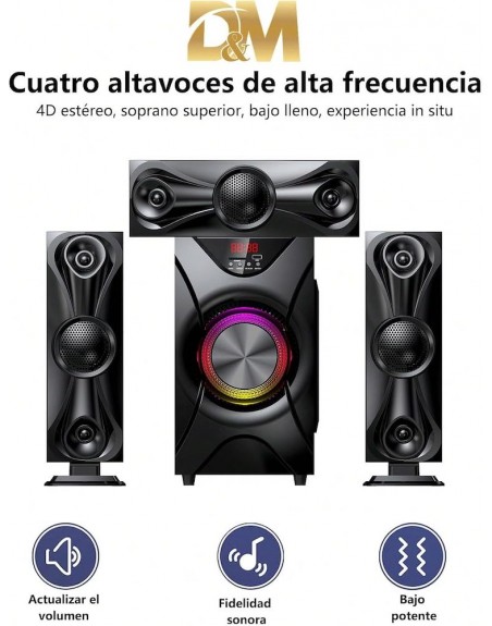 Sistema De Sonido Multimedia RCA USB Bluetooth 2803