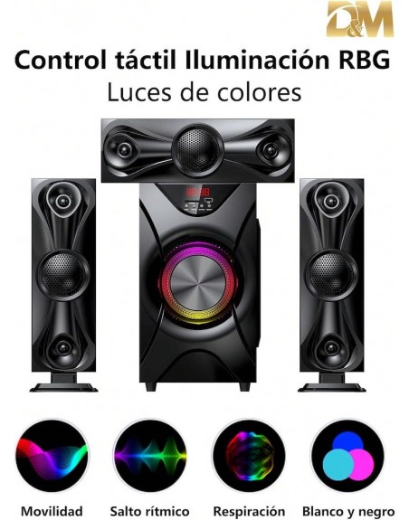 Sistema De Sonido Multimedia RCA USB Bluetooth 2803