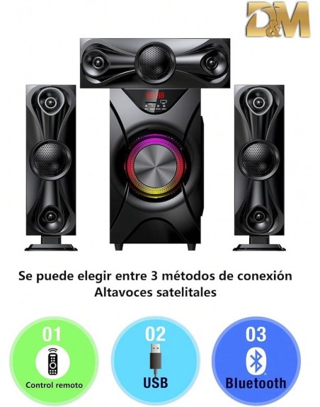 Sistema De Sonido Multimedia RCA USB Bluetooth 2803