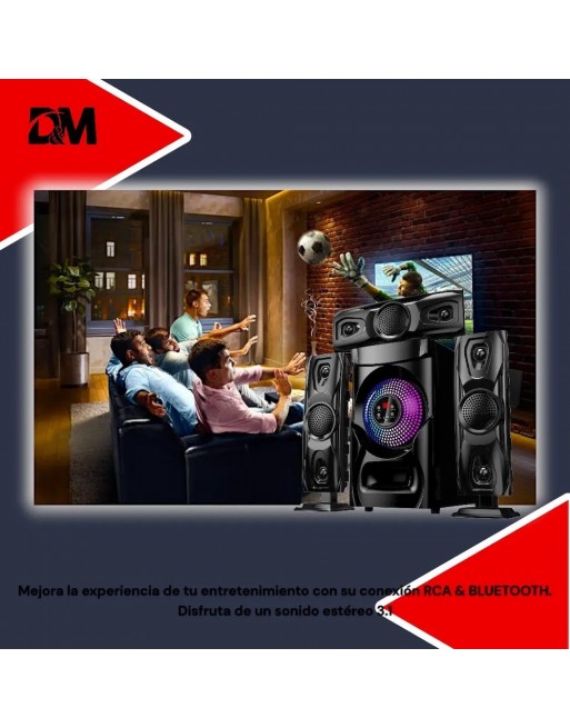 Sistema De Sonido Multimedia RCA USB Bluetooth S10