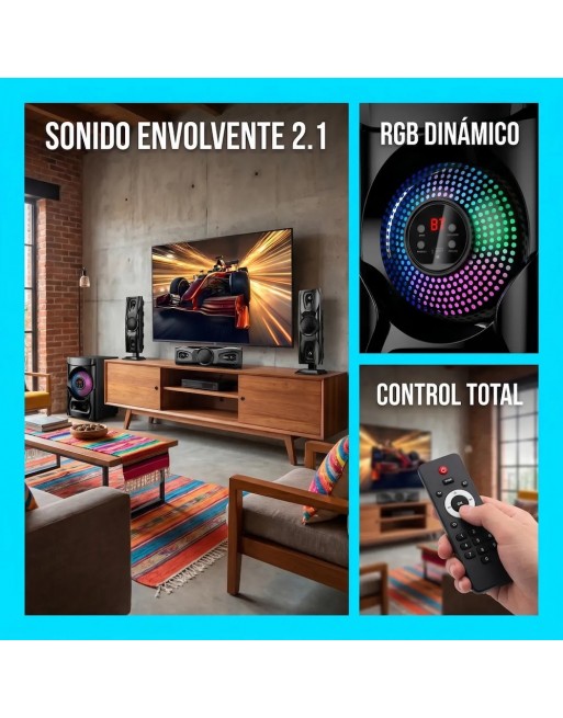 Sistema De Sonido Multimedia RCA USB Bluetooth S4