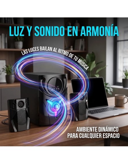 Sistema De Sonido Minicomponente 2.1 RCA USB Bluetooth M4007
