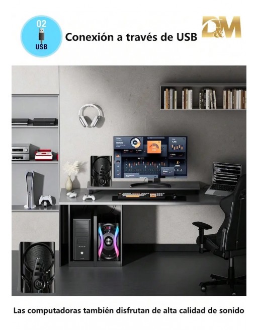 Sistema De Sonido Minicomponente 2.1 RCA USB Bluetooth M4016