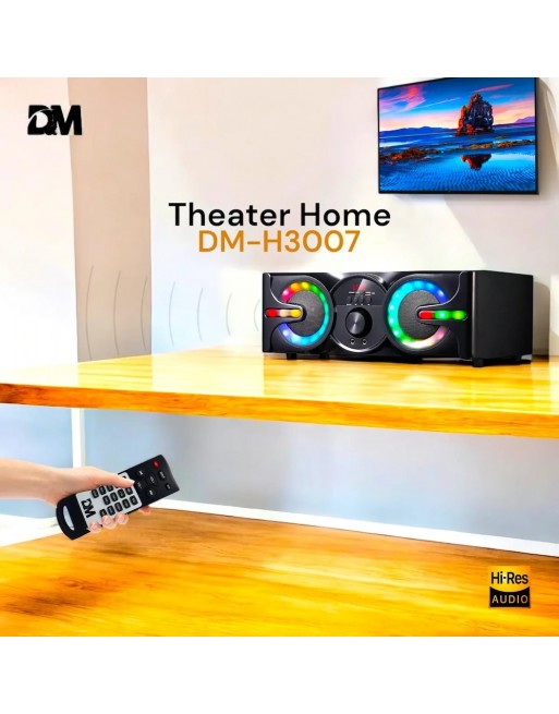 Minicomponente DM-H3007 Multimedia Speaker Sonido 3D RGBA